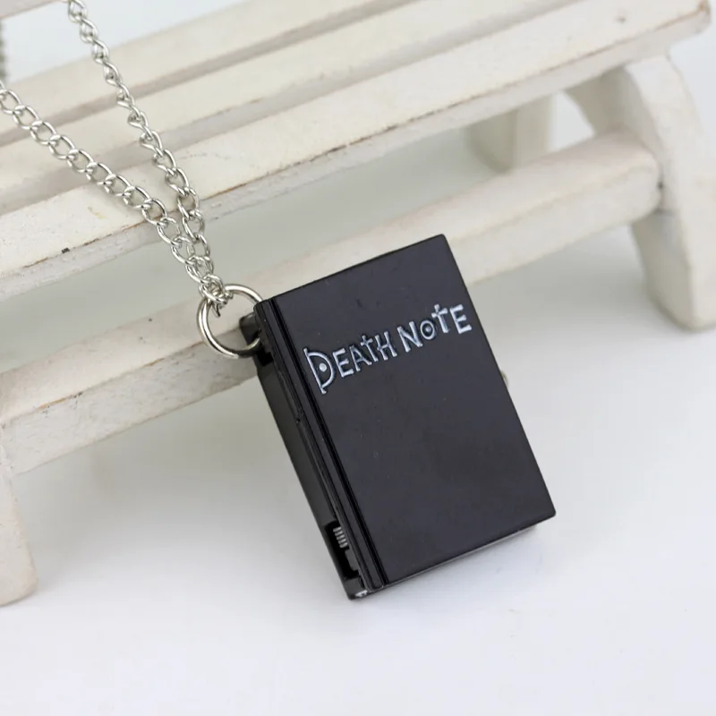 

Game Related Products Death Note Black And White with Pattern Book Pocket Watch Pendant Hot Selling