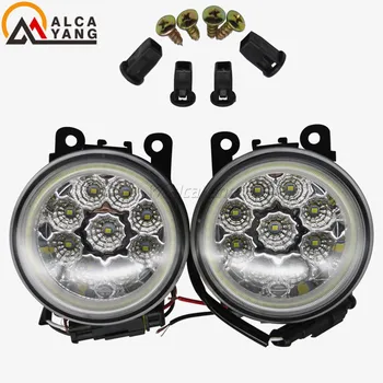 

2PCS LED Front Fog Lights H11 Car Styling Round Bumper Halogen fog lamps 12V For Mitsubishi ASX 2013 2014