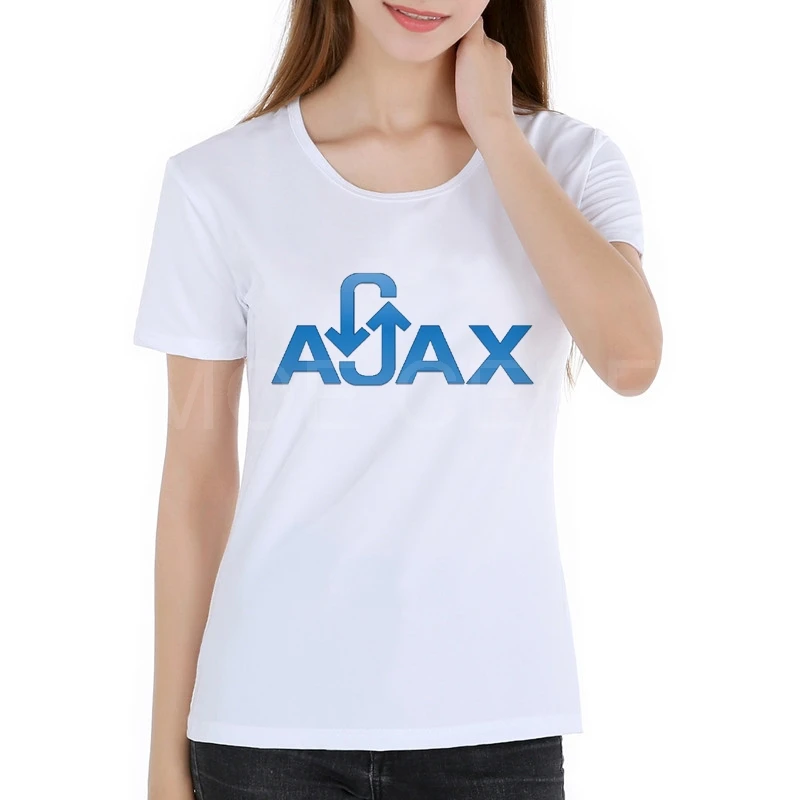 2018 новая Брендовая женская/Девичья забавная футболка ajax рубашка Модальная с