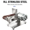 0-90 Degree Mini Electric Belt Sander DIY Sander Polisher 7 Speed Polishing Grinding Machine Electrical Polisher Machine 4