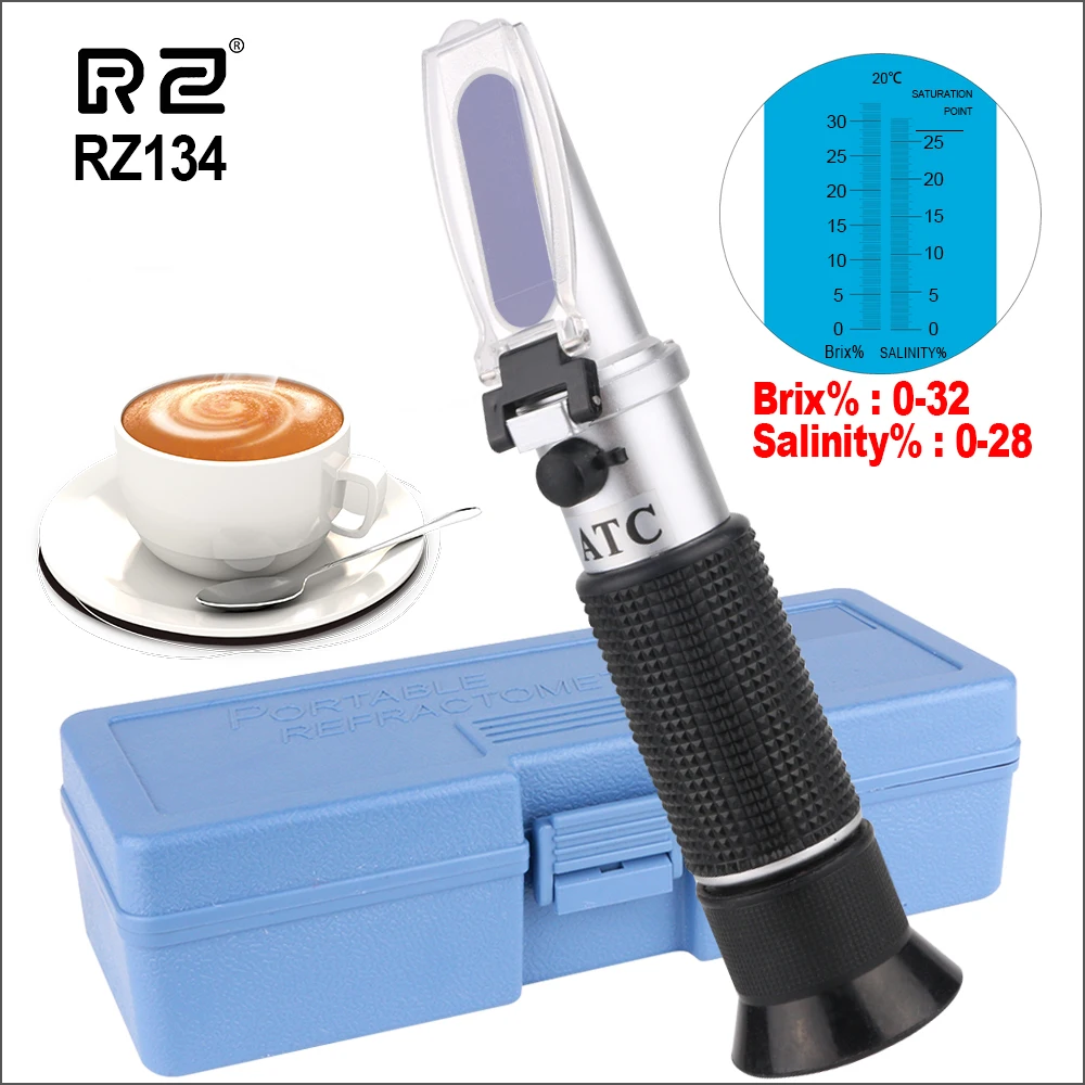 Measurement & Analysis Instruments Tools RZ Refractometer Salinity