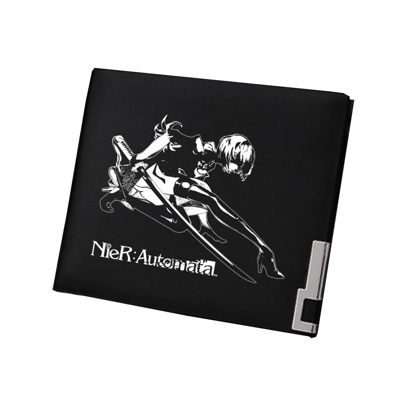 NieR: автоматический короткий кошелек из искусственной кожи, сексуальный удлиненный женский кошелек, № 2, Тип B, держатель для карт, аниме, сумка для денег, подарок Carteira