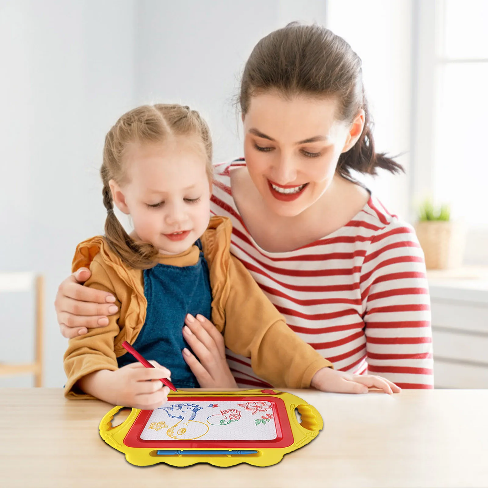 New Educational Doodle Toy Creative Erasable Magnetic Drawing Writing Board Game Pen blackboard For Kids Baby Learning Gift | Дом и сад