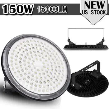 

220V 150W UFO Led High Bay Light Waterproof IP67 Mining Lamp Warehouse Workshop Garage Industrial Light Stadium Market Airport