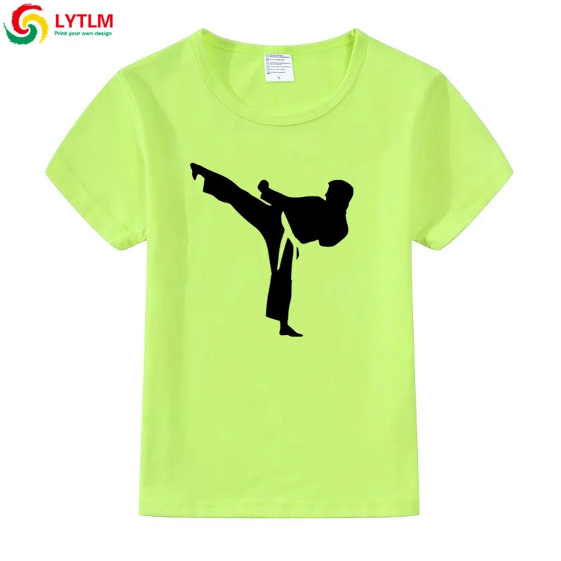 LYTLM/футболка с героями мультфильмов Kyokushin Karate Oyama/Детские футболки летняя одежда для маленьких мальчиков футболка с каратэ сетокан XXX Kids Poleras - Цвет: DX LYCRA Fruit