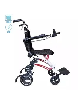 

Best-selling net weight 18KG lithium battery folding smart control electric wheelchair can be carried on the plane
