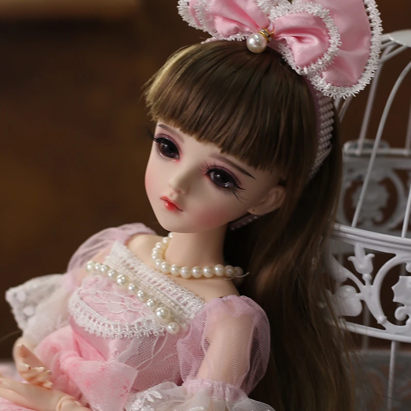 UCanaan 1/3 BJD Doll 18 Ball Jonited Dolls With Upgraded Makeup Full Outfits Princess Dress Girls Toys Gifts For Children 17