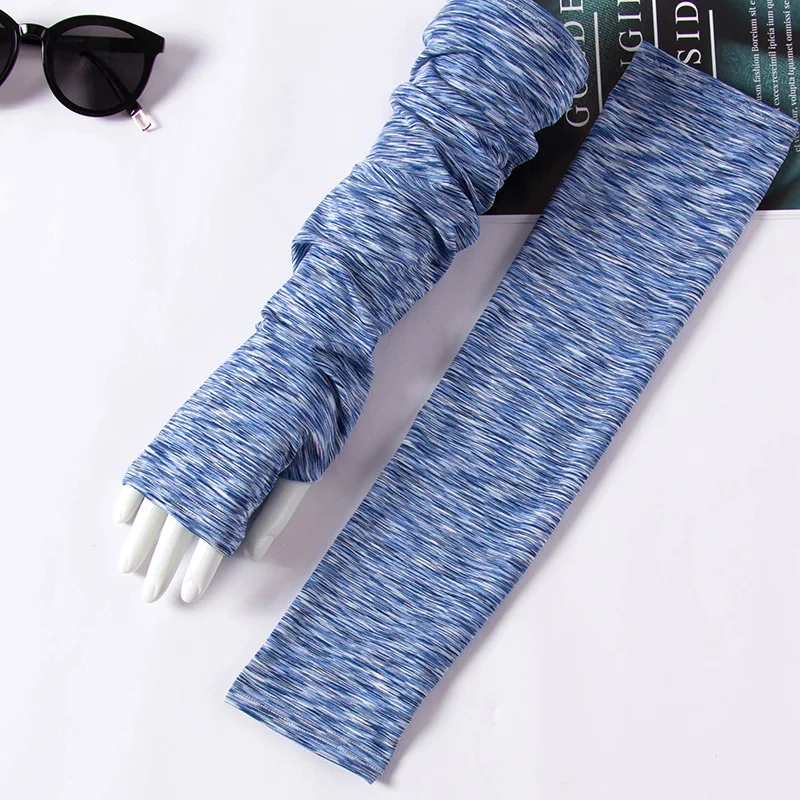 

2020 Hot New Arrivals Sunscreen Ice Silk Sleeves Arms Warmers Tattoo Sleeve Summer Anti-UV Outdoor Cycling Men's Long Sleeves