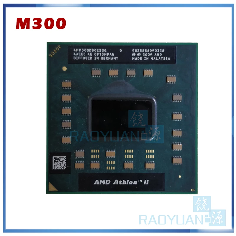 Двухъядерный мобильный процессор AMD Athlon II M300-AMM300DBO22GQ для ноутбука M340 M360 P320 P340 N350 N370