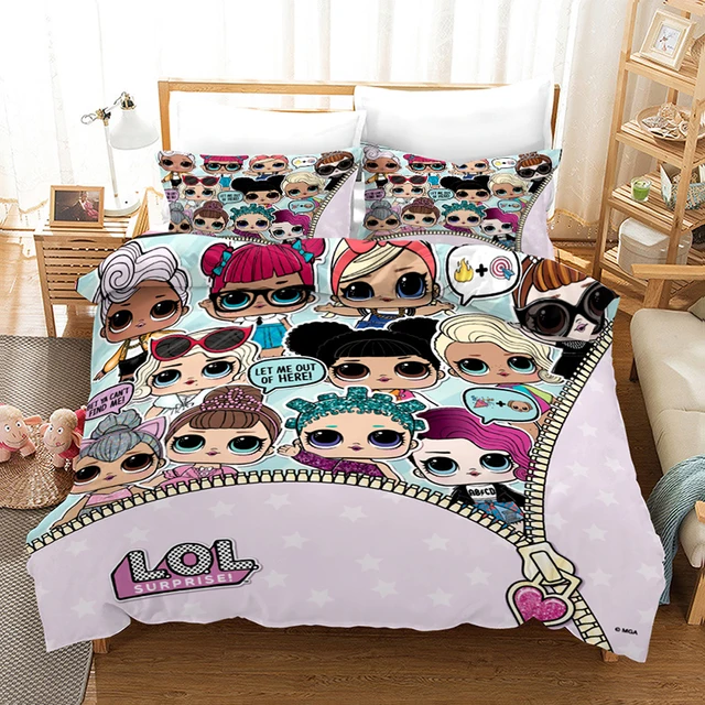 lol surprise doll bed set