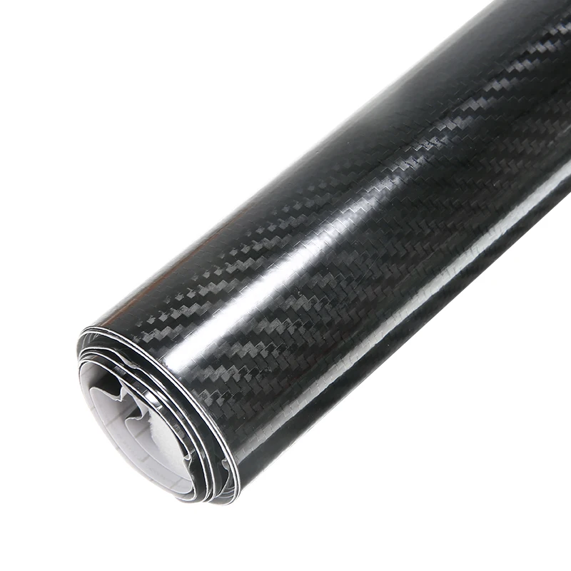 Multipurpose 1PC 5D PVC Glossy Carbon Fiber Car Vinyl Wrap Film Sticker Bubble Free 152x10/15/20/25/30/60CM