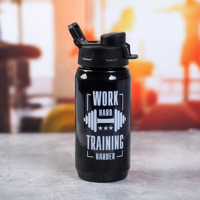 Бутылка для воды Work hard 500 мл | Дом и сад
