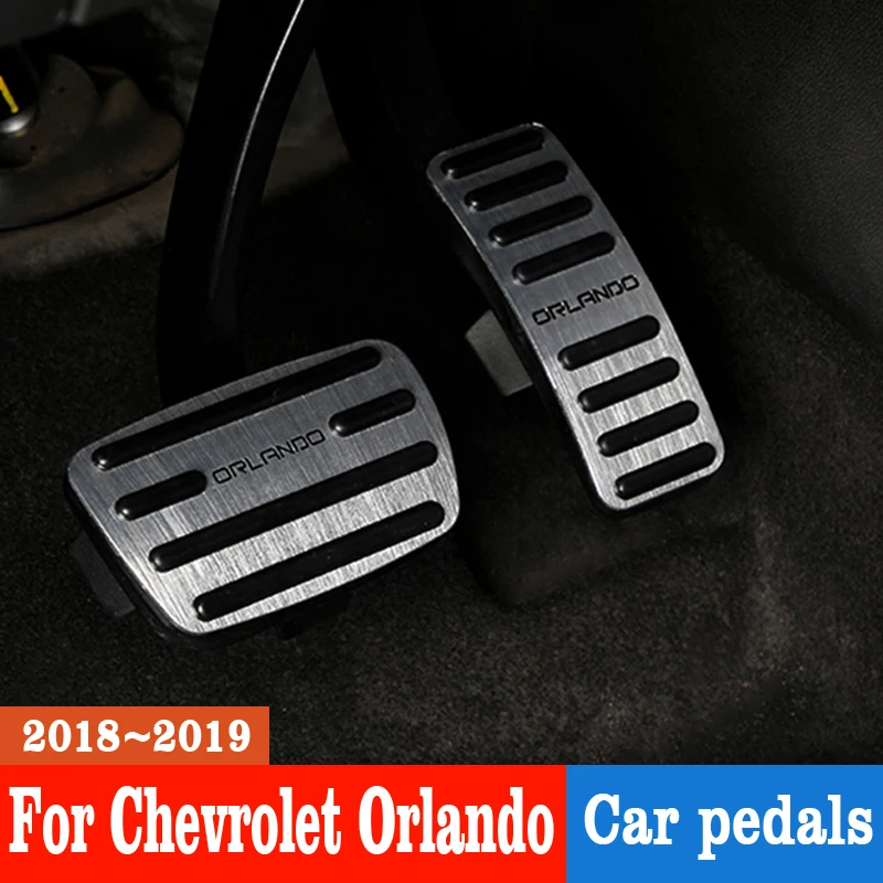 Авто ускоритель педаль тормоза сцепления ног педали накладка на для Chevrolet Orlando 2018