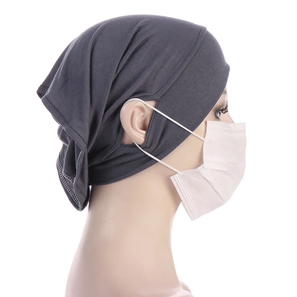 Soft Modal Muslim Stretch Turban Cap 