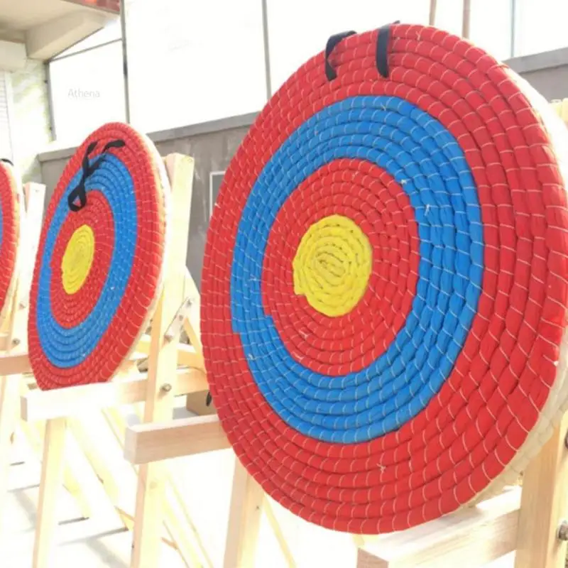 Preise 1 stücke 50 55*2cm Outdoor Sports Jagd Schießen Ziel Bogenschießen Ziel Bord Stroh Gras Ziel Pfeil Ziel Stroh produkte