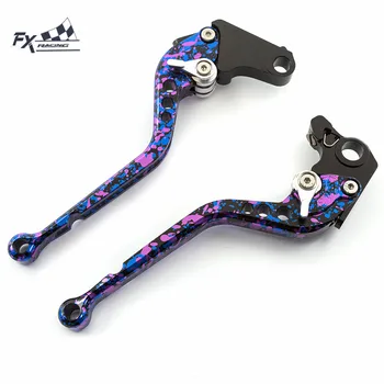 

Tie-dye Mix Color Adjustable Motorcycle Brake Clutch Lever For Royal Enfield GT650 Interceptor 650 Aluminum Levers Handle