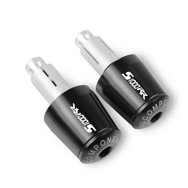 Motorcycle grips Bar End For BMW S1000RR 2009 2010 2011 2012 2013 2014 2015 2016 2017 2018 Handle Handlebar Plug End Cap grip Black-Black