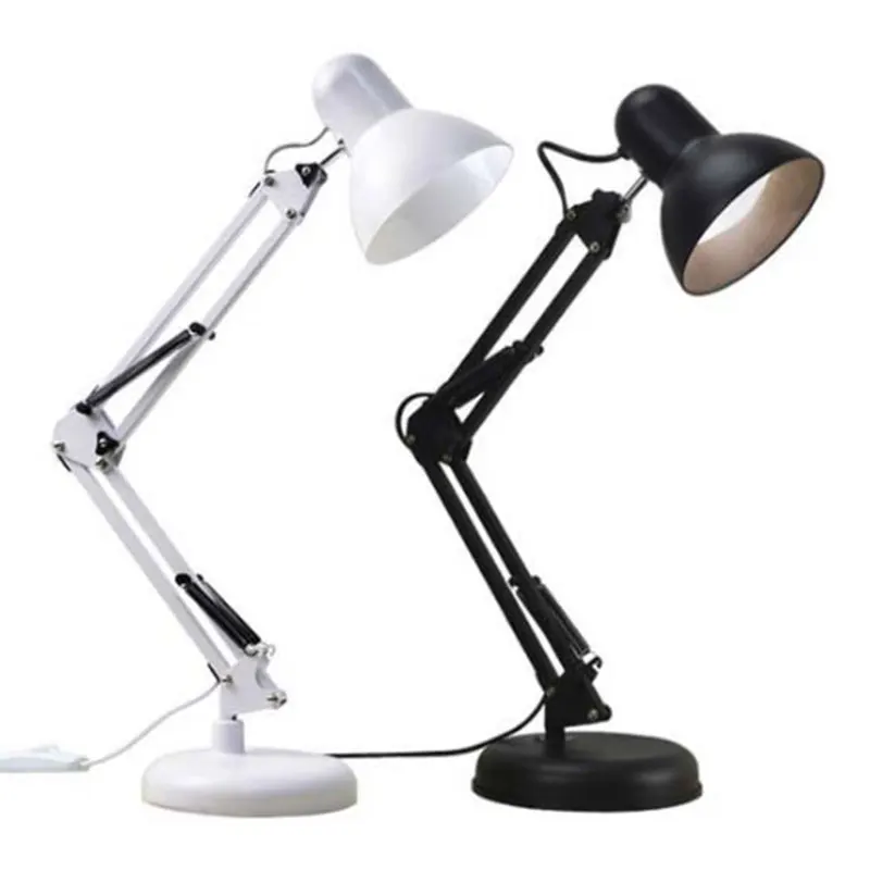 Modern LED Long Swing Arm adjustable classic desk Lamps E27 clip Table Lamp for study Office Reading night Light bedside bedroo Modern LED Long Swing Arm adjustable classic desk Lamps E27 clip Table Lamp for study Office Reading night Light bedside bedroo