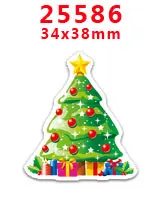 25586 30 шт. плоское украшение из смолы Рождество catoon смолы pr25686 - Цвет: 25586