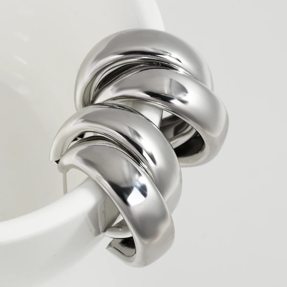 AENSOA-pendientes de aro geométricos para mujer, aretes redondos, Color dorado, Estilo Vintage, fiesta de boda, joyería 2022