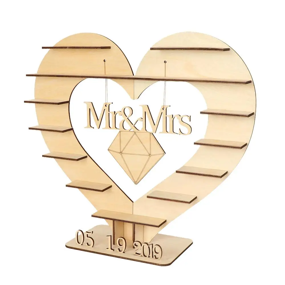 Wedding Ferrero Rocher Chocolate Display Stand Tower Mr & Mrs Heart Centrepiece Wedding Ferrero Rocher Chocolate Display Stand Tower Mr & Mrs Heart Centrepiece