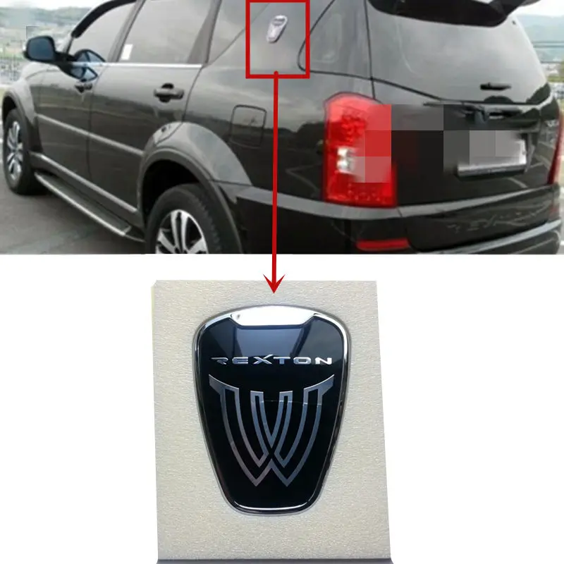 2006 2007 2008 2009 2010 2011 2012 SSANGYONG REXTON OEM Rear Door Emblem