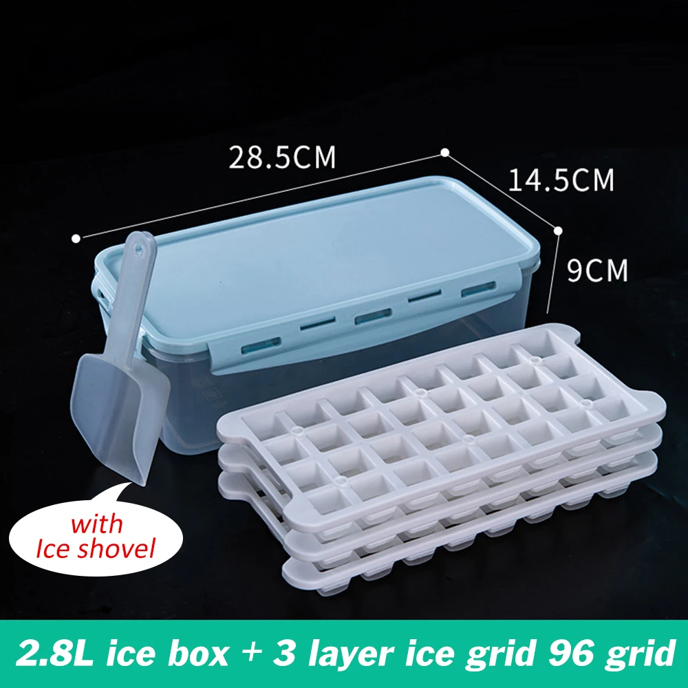 Ice Cube Molds Whiskey Cocktail Ice Cube Tray With Lid And Bin Rotating Ice  Trays For Freezer Making Ice Cubes Ice Tray Molds - AliExpress