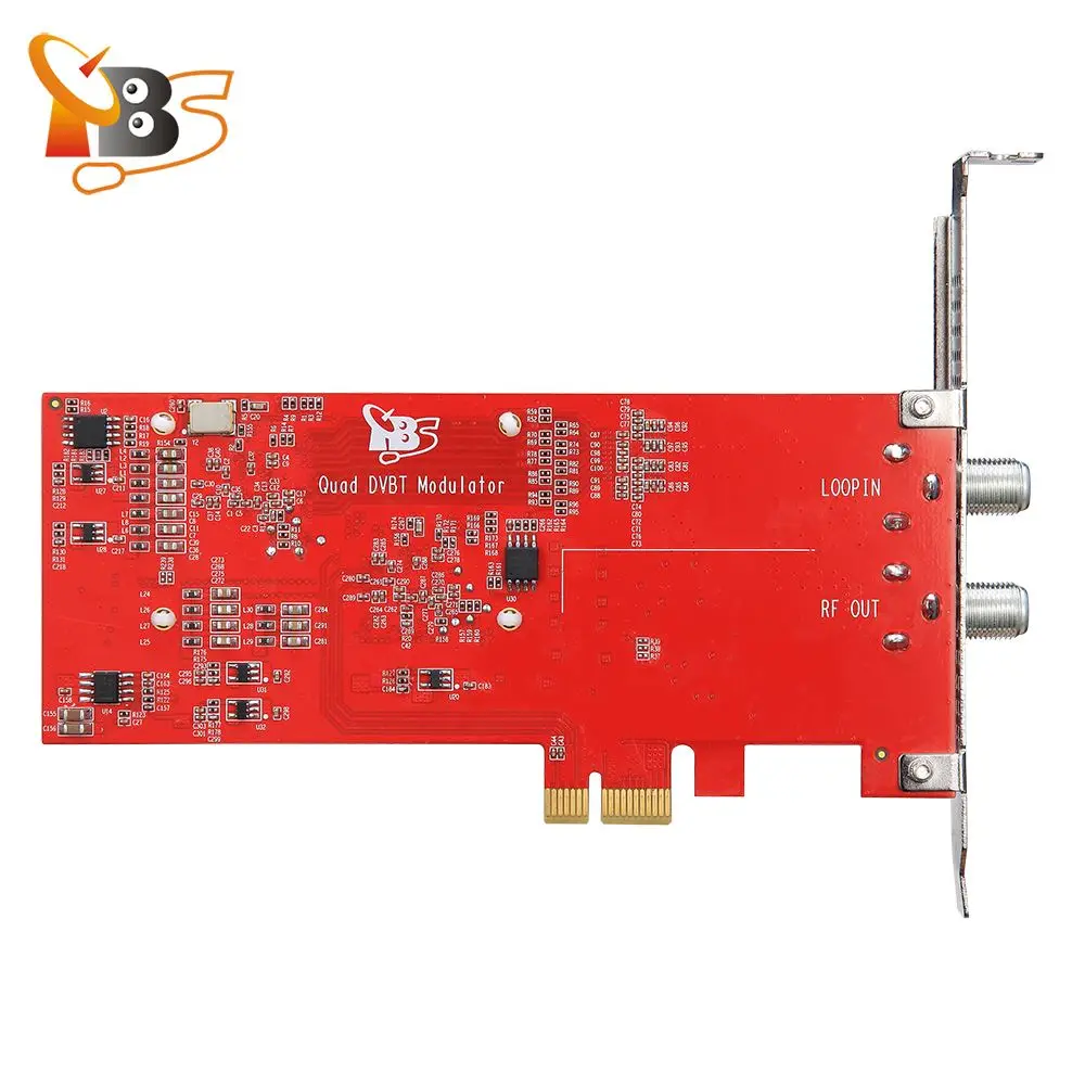 TBS6104 DVB-T Quad модулятор карты конвертировать DVB-S2/S, DVB-C, ISDB-T, ATSC или даже IPTV в сигнал DVB-T