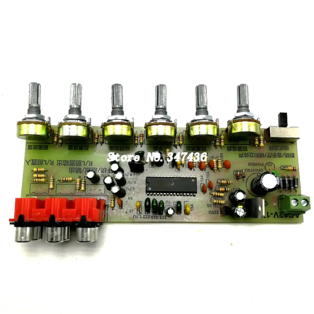 Upc1892 3D surround sound DC tuning board two input four output three surround effect