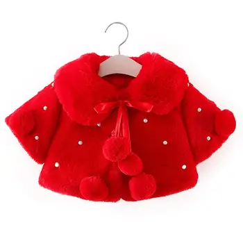 

Baby Girl Kids Coat Princess Winter Autumn Warm Korean Fashion Trend Clothes Long-Sleeves Daily Leisure Thicken Jacket