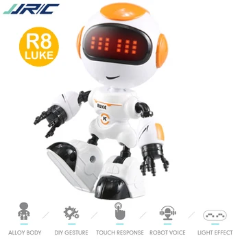 

JJRC R8 Smart Robot Touch sensitive Gesture Control LED Light Effect R9 Early Education Robots Desktop Electronic Pet Child Toy