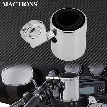 

Motorcycle Universal Crash Bar Water Bottle Drinking Cup Bracket Holder Chrome 7/8" 1'' 1.25'' Handlebars For Harley XL Dyna