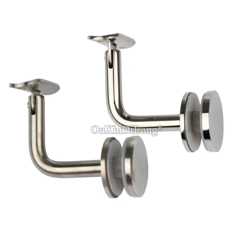 

10 шт. 60x6 0 мм Стеклянные Кронштейны из нержавеющей стали, кронштейны для лестничных перил, защитные рельсы, банометр, опорные стеклянные зажимы GF816