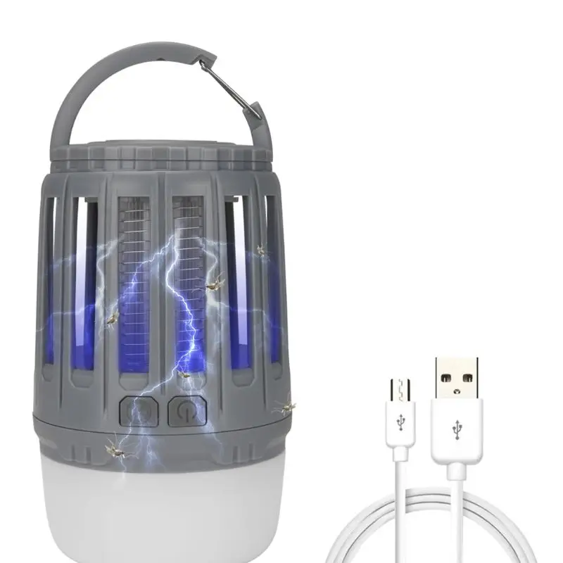 GY Многофункциональный Водонепроницаемый USB комаров убийца в охотничьем стиле светодиодный Ночной светильник лампа насекомых светильник s уничтожения вредителей - Цвет: GY