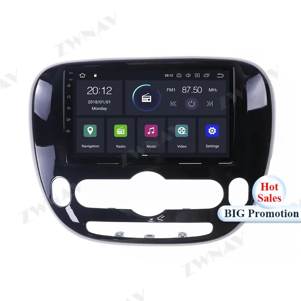 Автомобильный мультимедийный плеер 4G + 64 Android 10 0 для KIA SOUL 2 2013 2014-2019 автомобильный