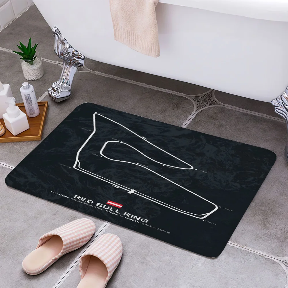 Red Bull Ring Carpet Areas Rug Non-slip Floor Mat 3D Printing Living Room Bedroom Door Home Decoration | Дом и сад