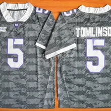 Новое поступление, высокое качество, NCAA LaDainian Tomlinson#5, футболка, спортивные майки, S-XXXL