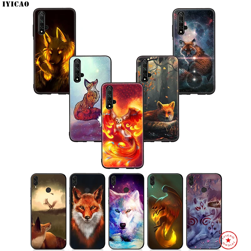 Милый мягкий чехол IYICAO для Huawei Honor 20 10 9X 9 8C 8X 8 7X 7C 7A 6A Nova 5i 4 3i 2 2i Lite Pro View Note |