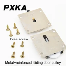 2 шт Металлические взвешенные подшипники колеса раздвижная дверь шкафа колеса двери колеса для мебели раздвижной двери колеса