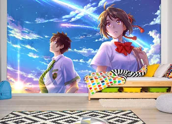 

[Self-Adhesive] 3D Your Name 737495 Japan Anime Wall Paper mural Wall Print Decal Wall Murals