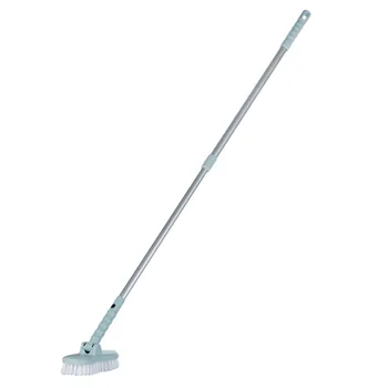 

ABSS-2 In 1 Long Handled Retractable Bristle Floor Cleaning Brush Toilet Bath Bathtub Ceramic Tile Glass Wc Brushes Home Cleaner