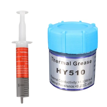 

2 Pcs HY510 Grey Thermal Conductive Grease Paste for CPU GPU Chipset Cooling 10G & 30G