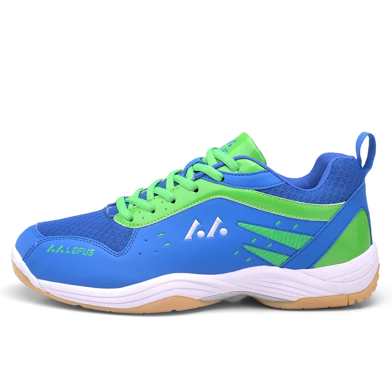 Мужские волейбольные кроссовки, профессиональные волейбольные кроссовки для женщин, легкая обувь для бадминтона, желтая, синяя спортивная обувь - Цвет: Green