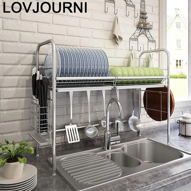 

Pantry Almacenaje Cosas De Fridge Organizer Malzemeleri Stainless Steel Mutfak Cocina Cuisine Kitchen Storage Rack Holder