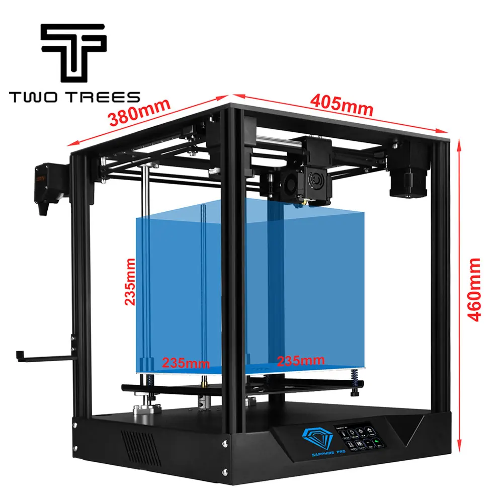 Два дерева 3d принтер сапфир pro BMG экструдер CoreXY Core xy Высокоточный сапфир S Pro 3d DIY наборы 3,5 дюймов сенсорный экран