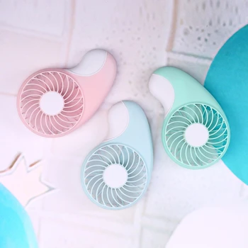 

Mini Portable pocket small fan USB charging mini electric fan ultra-thin large wind mute student small fan Electric Cooling Fan