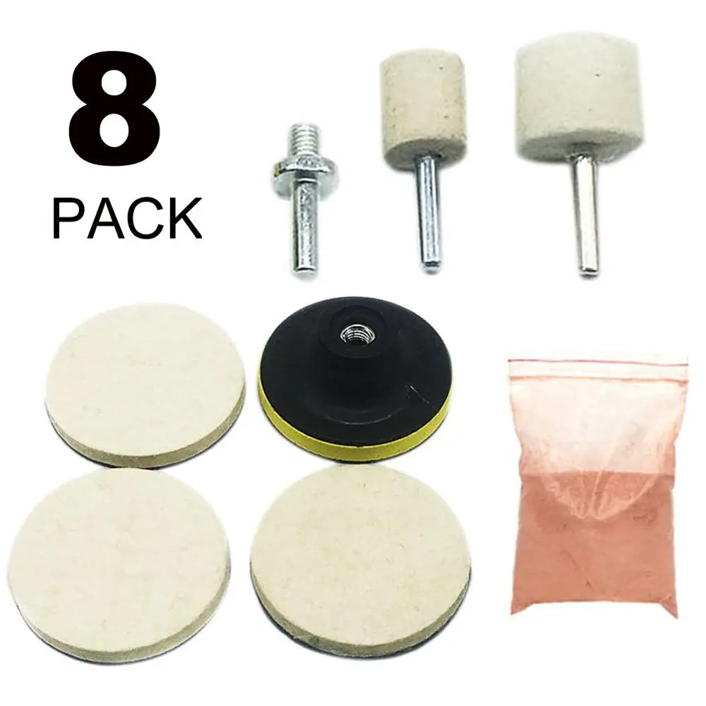 

8pcs Glass Polishing Scratch Removal Kit For Car SUV Windshield Front/Rear Window Repair Tool Car Accessories Dropshipping
