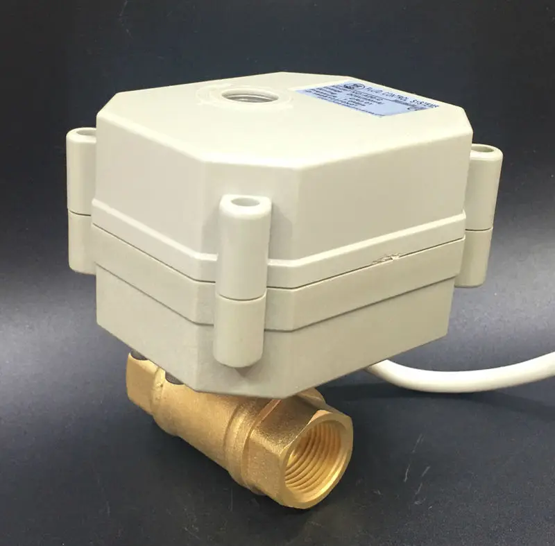 TFM15-B2-C Singal 0-5V 0-10V или 4-20mA латунь 1/2 ''пропорциональный клапан DC9-24V 2 Way DN15 для воды модуляции Управление