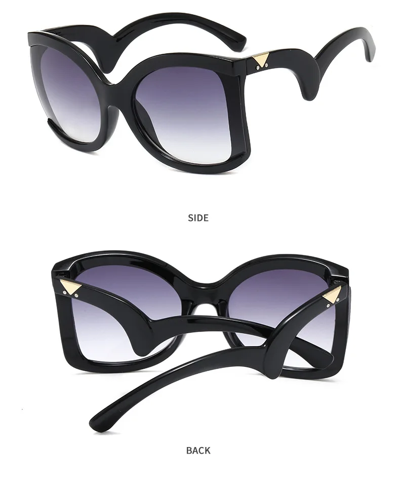 Роскошные солнцезащитные очки для женщин модные черные ретро солнцезащитные очки для женщин высокого качества винтажные Lunette De Soleil Femme