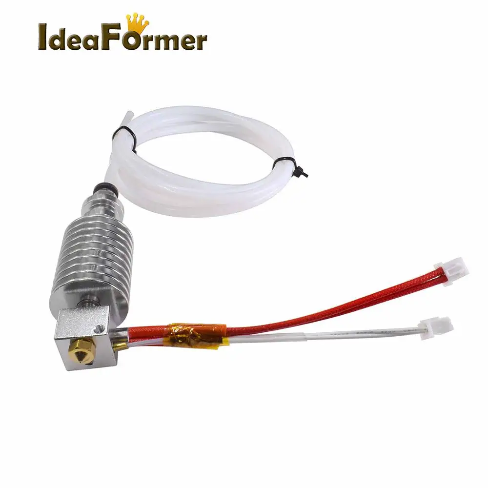 Аксессуары для 3D-принтеров V5 J-head Hotend kit 0,4 мм/1,75 мм 12 В/24 В 40 Вт обновленный прямой тип комплект печатающей головки для 3D-принтера I3 Mega